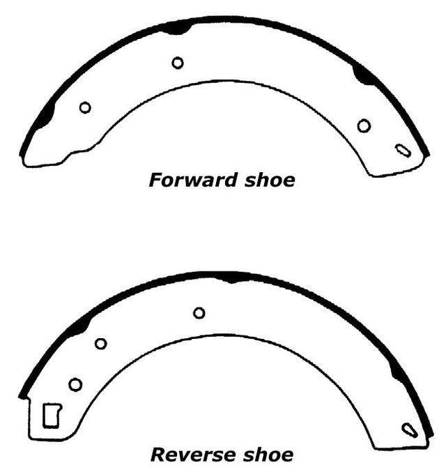 Porterfield Brake Shoes for 1966 SUNBEAM TIGER FR SPORT