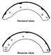 Porterfield Brake Shoes for 1967 SUNBEAM ALPINE FR SPORT