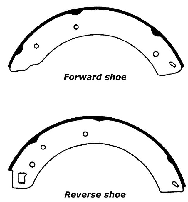 Porterfield Brake Shoes for 1966 SUNBEAM TIGER FR SPORT