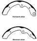 Porterfield Brake Shoes for 1971 NISSAN 240Z FR SPORT