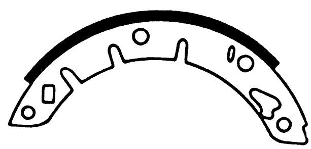 Porterfield Brake Shoes for 1973 MG MGB FR SPORT