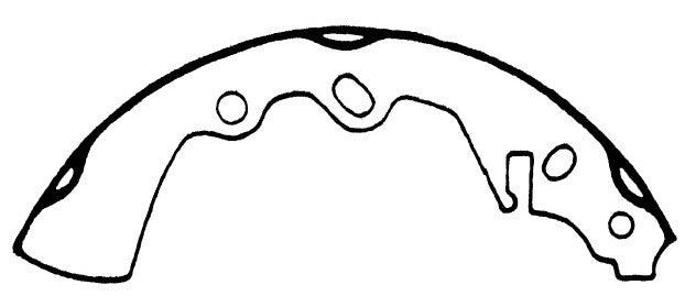 Porterfield Brake Shoes for 1978 MAZDA RX 4 FR SPORT