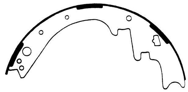 Porterfield Brake Shoes for 1971 DODGE CHALLENGER FR SPORT