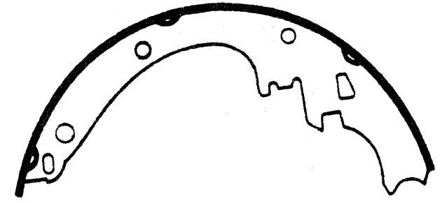 Porterfield Brake Shoes for 1996 DODGE RAM 1500 2WD FR SPORT