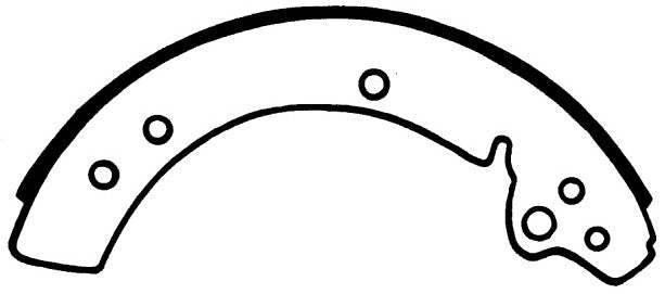 Porterfield Brake Shoes for 1966 VOLVO P1800 FR SPORT