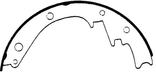 Porterfield Brake Shoes for 2000 CHEVROLET TAHOE 4WD 4 DR / 11" Rear Shoe FR SPORT
