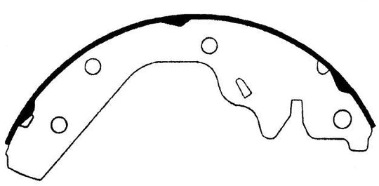 Porterfield Brake Shoes for 1994 DODGE NEON R/Drum 5 lug FR SPORT
