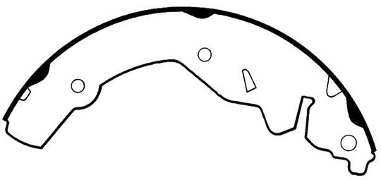 Porterfield Brake Shoes for 2001 CHRYSLER PT CRUISER Rear Drum Brakes FR SPORT