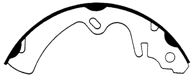 Porterfield Brake Shoes for 1978 MAZDA RX 3 FR SPORT