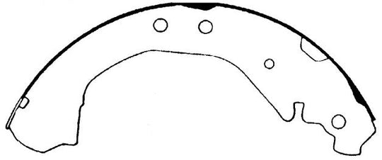 Porterfield Brake Shoes for 2000 GMC YUKON 4WD 2DR 10" Rear Shoe FR SPORT