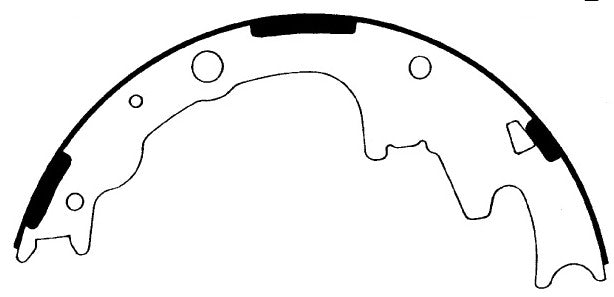 Porterfield Brake Shoes for 1996 FORD RANGER 4WD 9" Rear Shoe FR SPORT