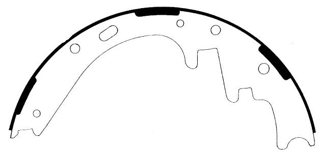 Porterfield Brake Shoes for 2001 DODGE DAKOTA 4WD 11" Rear Shoe FR SPORT