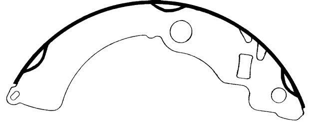 Porterfield Brake Shoes for 2000 SUZUKI SWIFT 3 Door R/Drums FR SPORT