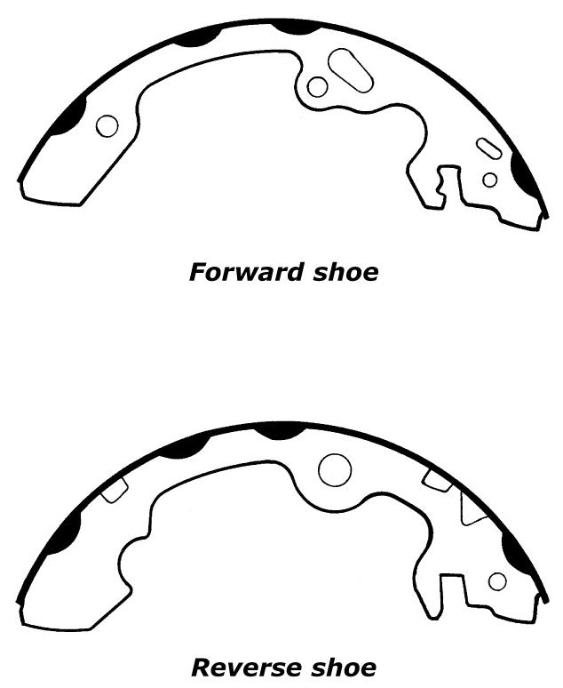 Porterfield Brake Shoes for 2003 FORD FOCUS R/Drum FR SPORT