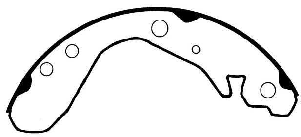 Porterfield Brake Shoes for 2002 HONDA INSIGHT CVT FR SPORT