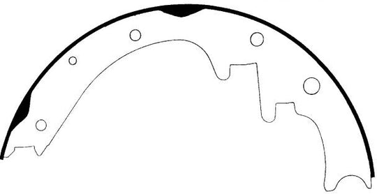 Porterfield Brake Shoes for 2002 JEEP LIBERTY FR SPORT