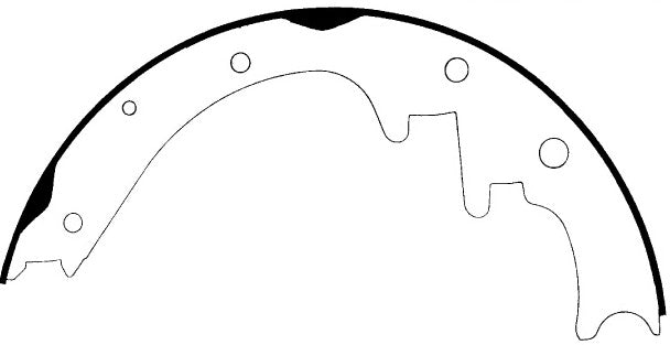 Porterfield Brake Shoes for 2002 JEEP LIBERTY FR SPORT