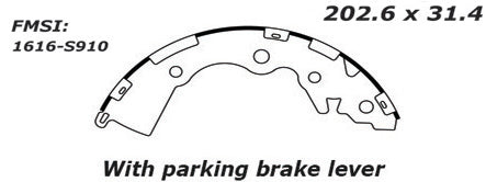 Porterfield Brake Shoes for 2009 KIA RIO R/drums FR SPORT