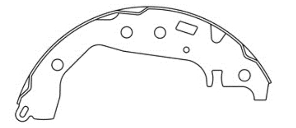 Porterfield Brake Shoes for 2009 TOYOTA YARIS R/Drums FR SPORT