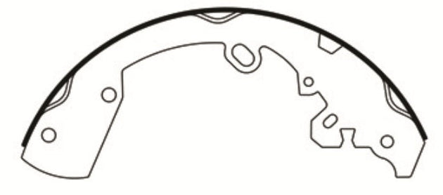 Porterfield Brake Shoes for 2007 DODGE DAKOTA 4WD FR SPORT
