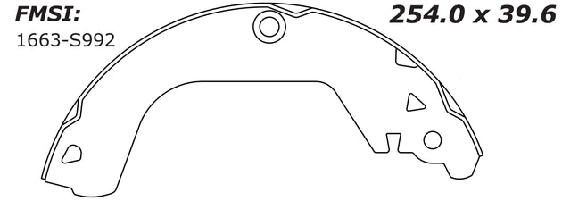 Porterfield Brake Shoes for 2012 CHEVROLET CRUZE FR SPORT