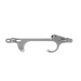 Aces Fuel Injection, Inc. Silver Throttle Cable Bracket - Billet Aluminum