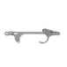 Aces Fuel Injection, Inc. Silver Throttle Cable Bracket - Billet Aluminum