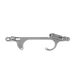 Aces Fuel Injection, Inc. Silver Throttle Cable Bracket - Billet Aluminum