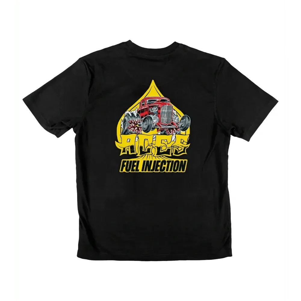 Aces Fuel Injection, Inc. T-Shirt Short Sleeve T-Shirt (Aces Logo & 34' Ford)