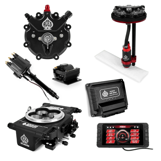 Killshot 4-bbl EFI Master Kits (Black) Aces EFI B2B