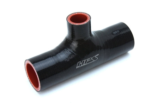 HPS 1-3/4" Silicone T Hose Coupler Adapter with 1" Branch, High Temp 4-ply Reinforced FR SPORT