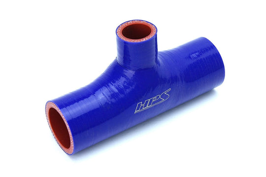 HPS 1-3/4" Silicone T Hose Coupler Adapter with 1" Branch, High Temp 4-ply Reinforced FR SPORT