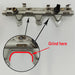 2.0L TSI / FSI T3 Twin Scroll Turbo Exhaust Manifold Transverse Engines + aluminum intake manifold - Black SPA TURBO USA