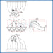 Honda D-series T3 top mount turbo manifold SPA TURBO USA