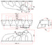VW 5 cyl 2.5L 20v FSI T3 Turbo Exhaust Manifold + intake manifold SPA TURBO USA